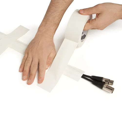 Vista 4 de Lockport Cinta adhesiva blanca Gaffer y cinta adhesiva de color Craftzilla, paquete de 13 rollos