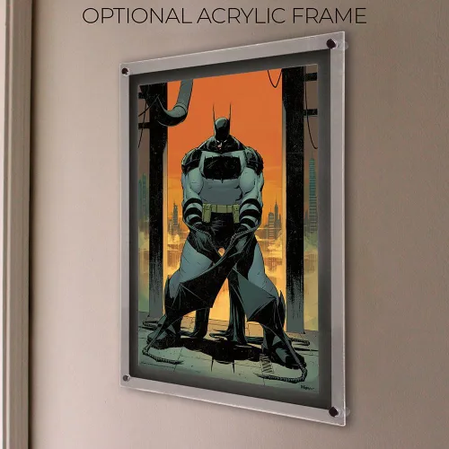 Vista 5 de MIGHTYPRINT DC Comics - Absolute Batman - Cubierta de la variante número 1 - Arte de pared de 17 x 24 pulgadas - Colección oficial - Ideal