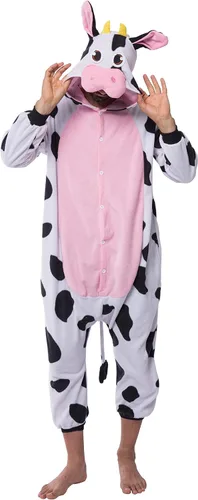 Vista 3 de Spooktacular Creations Pijama unisex de elefante para adultos, disfraz de animal de elefante para fiesta temática de Halloween