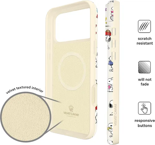 Vista 742 de VELVET CAVIAR Funda para iPhone 15, compatible con MagSafe, probada contra caídas de 10 pies, fundas protectoras de diseño, leopardo color rosa