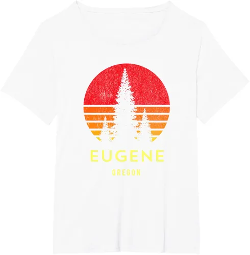 Vista 72 de Camiseta Eugene Oregon, Negro, S