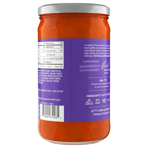 Vista 5 de Primal Kitchen Salsa de vodka, 24 onzas