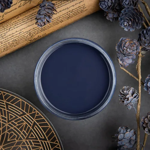 Vista 115 de Pintura para muebles con acabado de tiza Dixie Belle Paint Company - Amatista (4oz) - Pintura mineral de tiza chic púrpura profundo mate