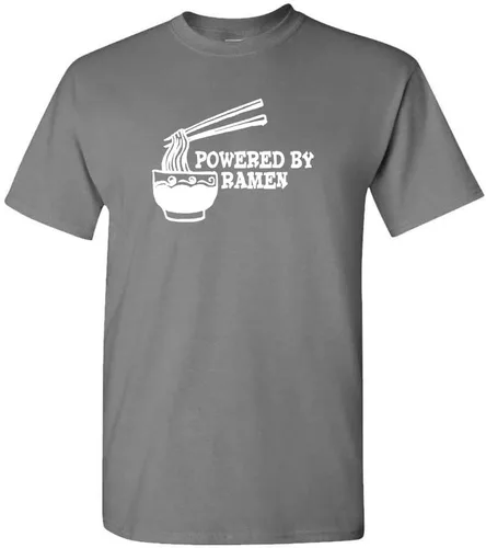 Vista 13 de Powered by Ramen - Food Japanese Anime College - Camiseta Tri-Blend Negro