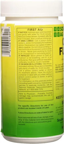 Vista 3 de Southern Ag - 01600 - Fungicida Captan - 8oz, Botella Blanca