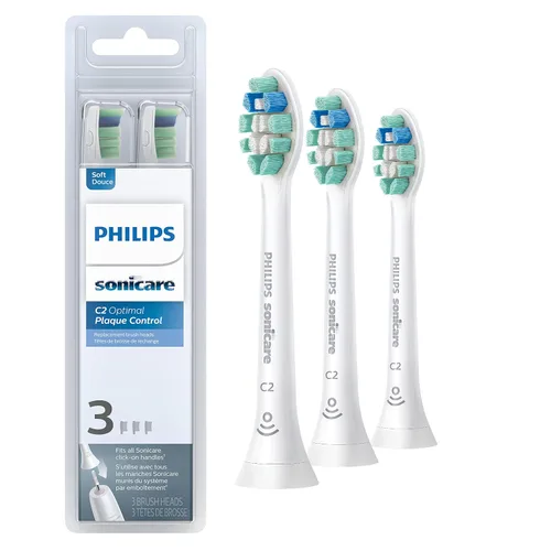Vista 5 de Philips Sonicare Cabezales de cepillo de dientes de repuesto para control de placa C3 prémium y C2 de control óptimo de placa