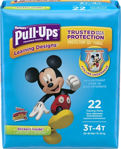 Vista 10 de Pull-Ups Learning Designs - Pantalones de entrenamiento para ir al baño para niños, 4T-5T (38-50 libras), 18 unidades (el embalaje puede variar)