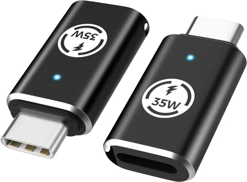 Vista 11 de MoKo Adaptador Lightning hembra a USB C macho, paquete de 4, adaptador Lightning USB C para iPhone 17 Air 16 15 Pro Max, Galaxy S24, adaptador