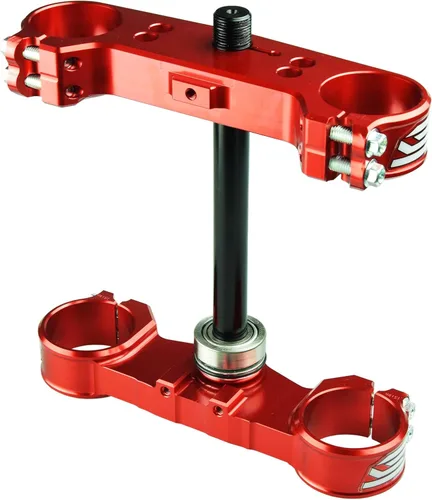 Vista 7 de SCAR Abrazaderas triples Horquilla de árbol compatible con KTM 125 250 300 350 450 SX SXF XC XCF 23-26 HUSQVARNA GASGAS - Offset 0.866 in - Naranja