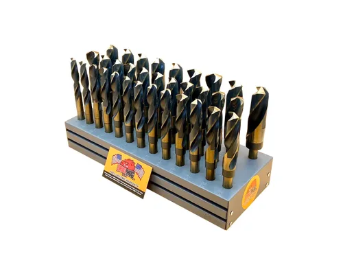 Vista 3 de Drill Hog Silver & Deming - Juego de brocas (33 unidades, 1/2-1")