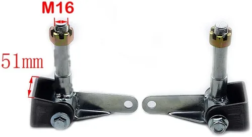 Vista 2 de Eje de nudillo de rueda de 5 pulgadas con cubo de rueda apto para Go Cart ATV Quad Buggy Drift Trike Mini Bike 4 Wheelers