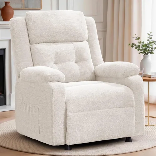 Vista 11 de Korser Silla reclinable eléctrica, sillas de sala de estar para adultos Azul-5