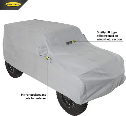 Vista 4 de Smittybilt 845 Cubierta completa 2018-2019 Jeep JL 4 puertas