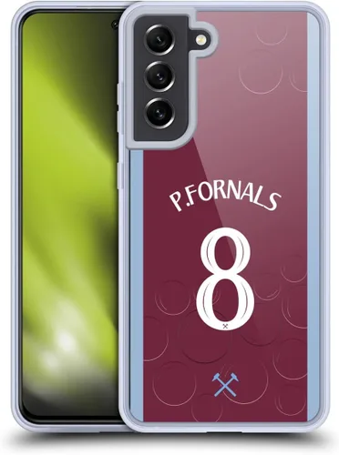 Vista 33 de Head Case Designs Officially Licensed West Ham United FC James Ward-Prowse 2023/24 Players Home Kit Gel Case [Military Grade Protection] Compatible