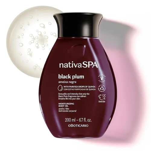 Vista 10 de Nativa SPA by O Boticário, Aceite corporal Açaí, hidratante perfumado, 6.8 onzas