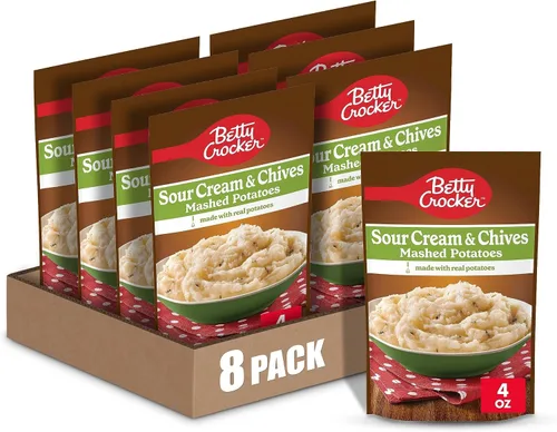 Vista 9 de Betty Crocker Puré de patatas con mantequilla y hierbas, 4 onzas (paquete de 8)