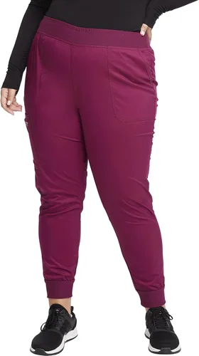 Vista 17 de Cherokee WW Revolution - Pantalones deportivos para mujer, tiro medio Negro