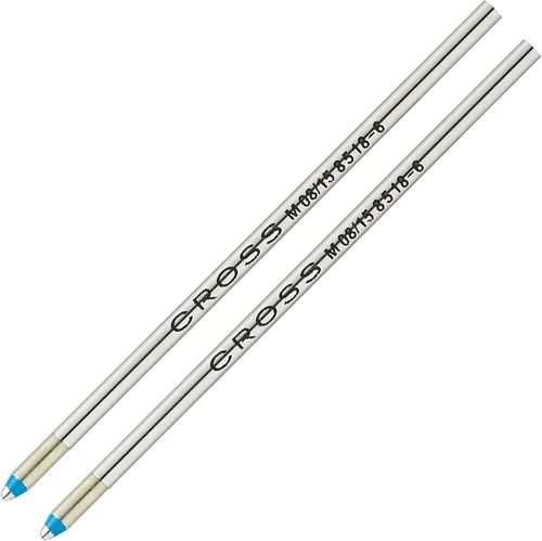 Vista 10 de Cross Recambio de mini bolígrafo, punta media, paquete de 2, tinta negra Replacement Pen Refill for Consistent Ink Flow, Smear-Resistant
