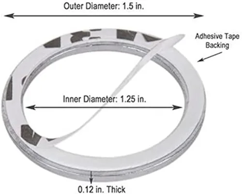 Vista 5 de Anillo brillante para botón de arranque del motor, llave de encendido y perilla de cristal con diamantes de imitación, decoración de diamantes