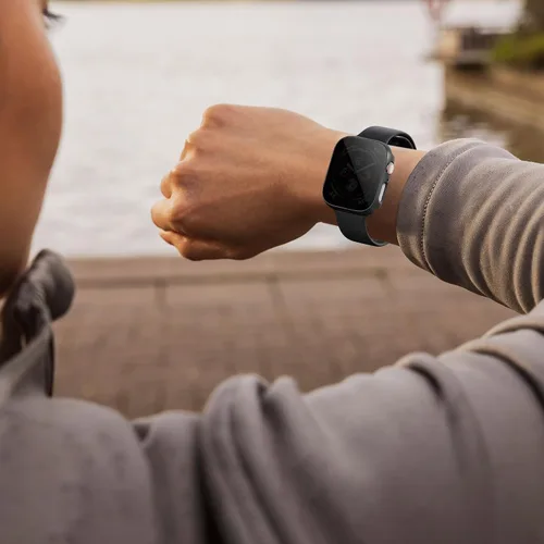 Vista 8 de Paquete de 2 fundas con protector de pantalla de privacidad para Apple Watch SE 3 (2025) / SE2 / SE/Series 6/5/4 de 1.575 pulgadas, funda protectora