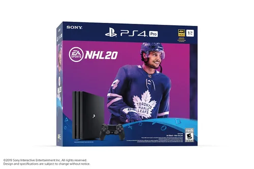 Vista 2 de Sony PlayStation 4 1TB Pro Console - NHL 20 Bundle Edition - PlayStation 4