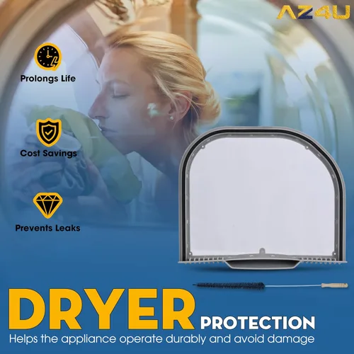 Vista 8 de Trampa de pantalla de filtro de pelusa para secadora que reemplaza para LG DLEX5101V DLEX5170W DLEX5680W DLEX7600WE DLEX5780VE DLEX7600KE DLEX5101W