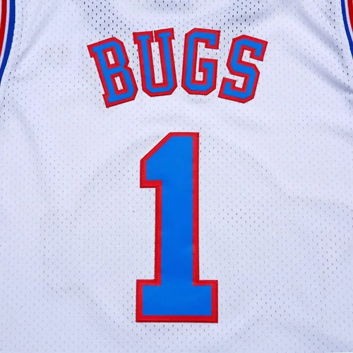 Vista 2 de Camiseta de baloncesto juvenil #1 Moive Space Jam Jerseys Bugs Camisetas para niños