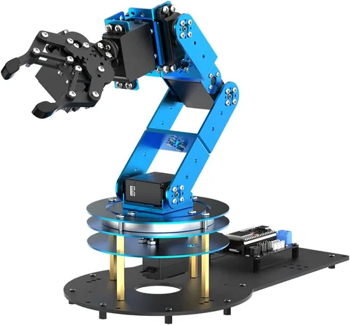 Vista 8 de LewanSoul Kit de brazo robótico 6DOF brazo de robot de programación con 5 servo, mango, garra mecánica y más, control de aplicación de software