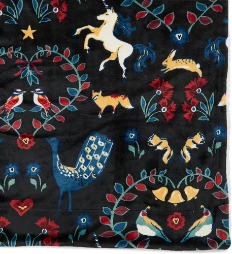 Vista 3 de Vera Bradley Manta Throw de Lana Polar Cozy Life para Mujer, Tamaño único
