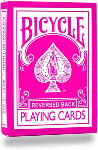 Vista 2 de Magic Makers Baraja de cartas de bicicleta rosa