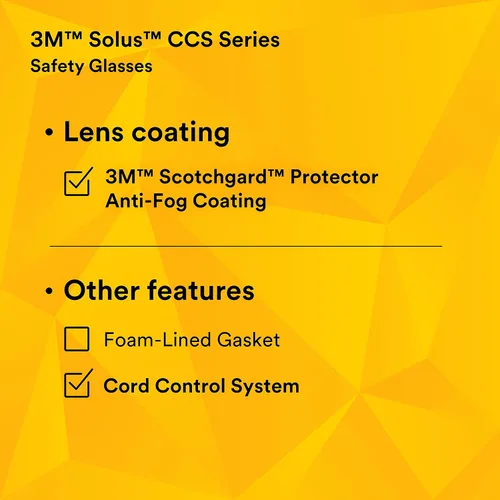 Vista 9 de 3M - Gafas de seguridad con revestimiento Scotchgard antivaho