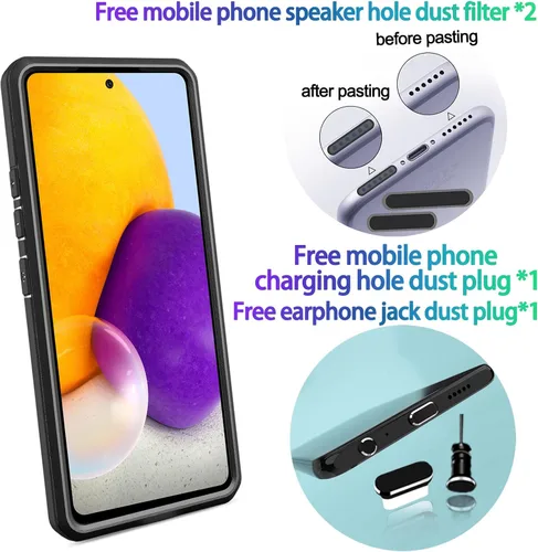 Vista 2 de Funda resistente para Galaxy A32 4G de 6.4 pulgadas, agarre texturizado antideslizante, resistente a caídas