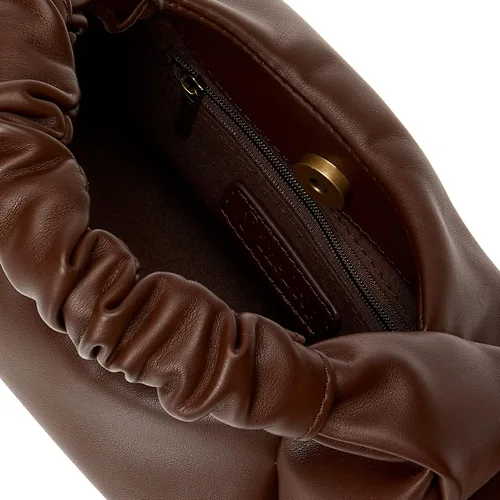 Vista 5 de The Drop Bolso Addison de volumen suave con asa superior para mujer