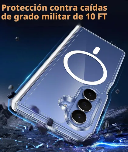 Vista 5 de FNTCASE Funda magnética para Samsung Galaxy Z Fold 7 con protección de bisagra