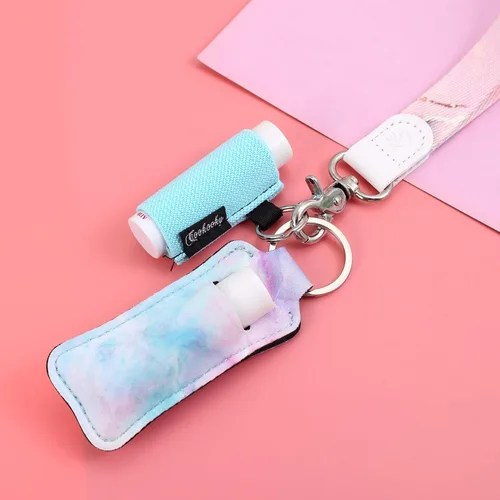 Vista 16 de COOKOOKY Chapstick - Llavero con clip para bálsamo labial