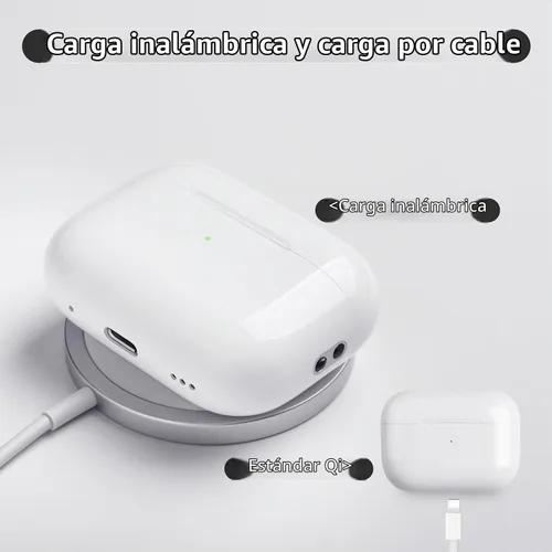 Vista 3 de Funda de carga para Airpod compatible con Airpods Pro de 1 y 2