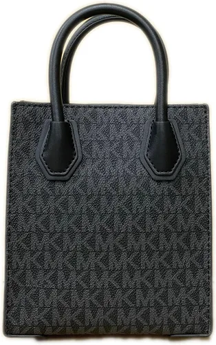 Vista 3 de Michael Kors Mercer - Bolso bandolera de piel con guijarros extra pequeño