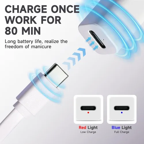 Vista 4 de Luz UV de mano para uñas de gel, mini luz de uñas portátil, lámparas LED de secado de esmalte de uñas para esmalte de gel, secadora de uñas