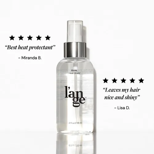 Vista 3 de L'ANGE HAIR Rival Heat Shield Spray de protección térmica para el cabello Previene el encrespamiento y los daños UV Spray protector térmico