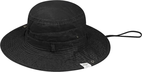 Vista 5 de Croogo Sombrero de ala ancha Bonnie de verano, sombrero de sol para pesca, estilo vaquero, sombrero de pescador, safari al aire libre, caza