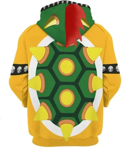 Vista 3 de Super Brothers - Sudadera con capucha para jóvenes con estampado 3D, disfraz de cómic unisex para adultos