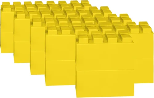 Vista 21 de EverBlock Paquete modular de plástico de tamaño natural de 3 x 3 pulgadas Bloques de construcción gigantes Fácil de conectar y reutilizar Uso
