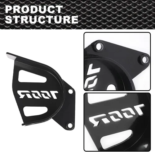 Vista 4 de CNNELL Protector de cubierta de piñón guía de cadena ATV compatible con Yamaha Raptor 700 R 2006-2020