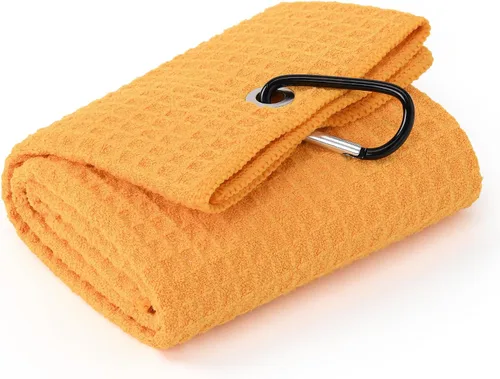 Vista 15 de Mile High Life Toalla de golf premium de tejido de gofre, 16 x 24 pulgadas, extra absorbente y de secado rápido, microfibra ultrasuave, clip