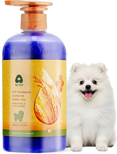 Vista 13 de Arf Arf Champú para perros de piel sensible – Avena y litospermum, picazón, 16.9 oz