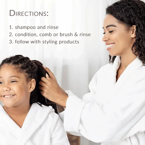Vista 6 de Mixed Chicks Acondicionador suave para niños con aceite de semilla de cártamo para cabello suave y manejable, 8 onzas líquidas