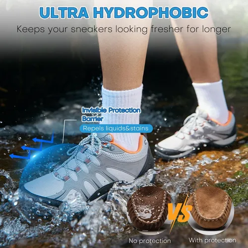 Vista 7 de Protector de zapatos, protector de agua de tela, protección impermeable contra la lluvia y las manchas para almohadas, sofás, muebles de tela