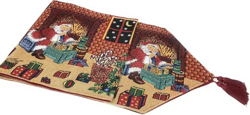 Vista 20 de Tache Home Fashion Camino de mesa con tapiz Mrs. Snowman 13x54