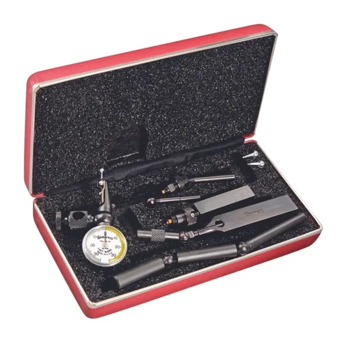 Vista 10 de Indicador de prueba de dial con accesorios Starrett Last Word, pulgadas, Blanco, 1