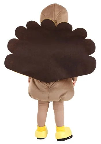 Vista 2 de Disfraz de Pavo Artesanal para Niños Pequeños Multicolor
